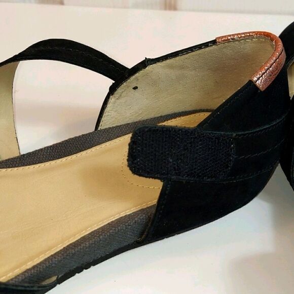 OTBT Pacific City Flat Black Nubuck MaryJane Sz 9 (8.5) - Picture 11 of 12